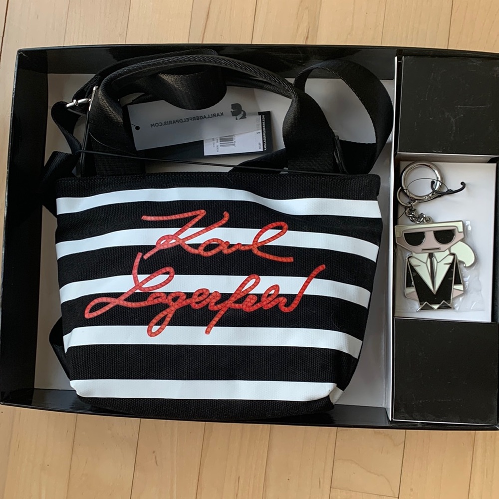 Karl Lagerfeld canvas bag